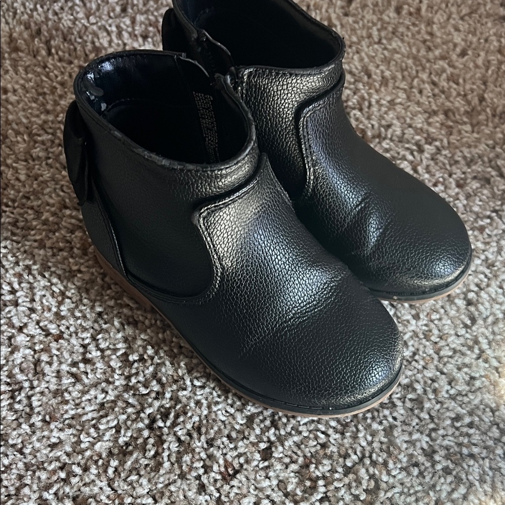 Cat & Jack Black Kids Boots